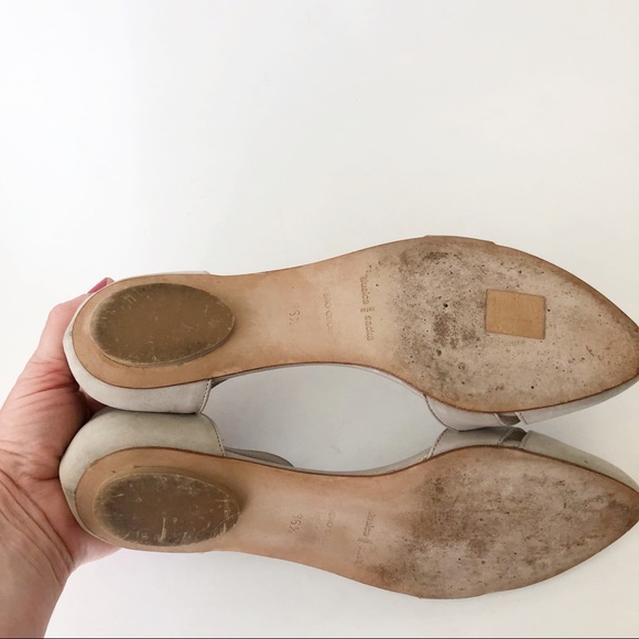 Dusica Kotur Sacks Gray Ankle Strap Flat 36.5 - Picture 5 of 8